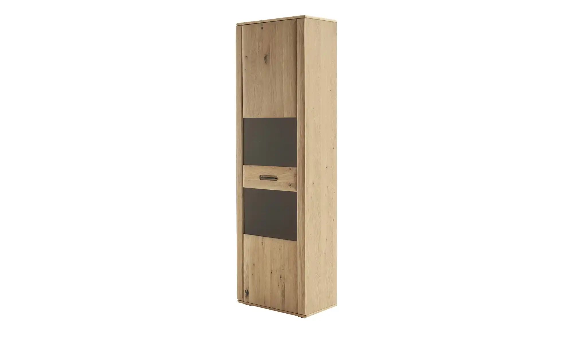 Woodford Vitrine  Alesio ¦ holzfarben ¦ Maße (cm): B: 64 H: 207 T: 37 Schrä günstig online kaufen