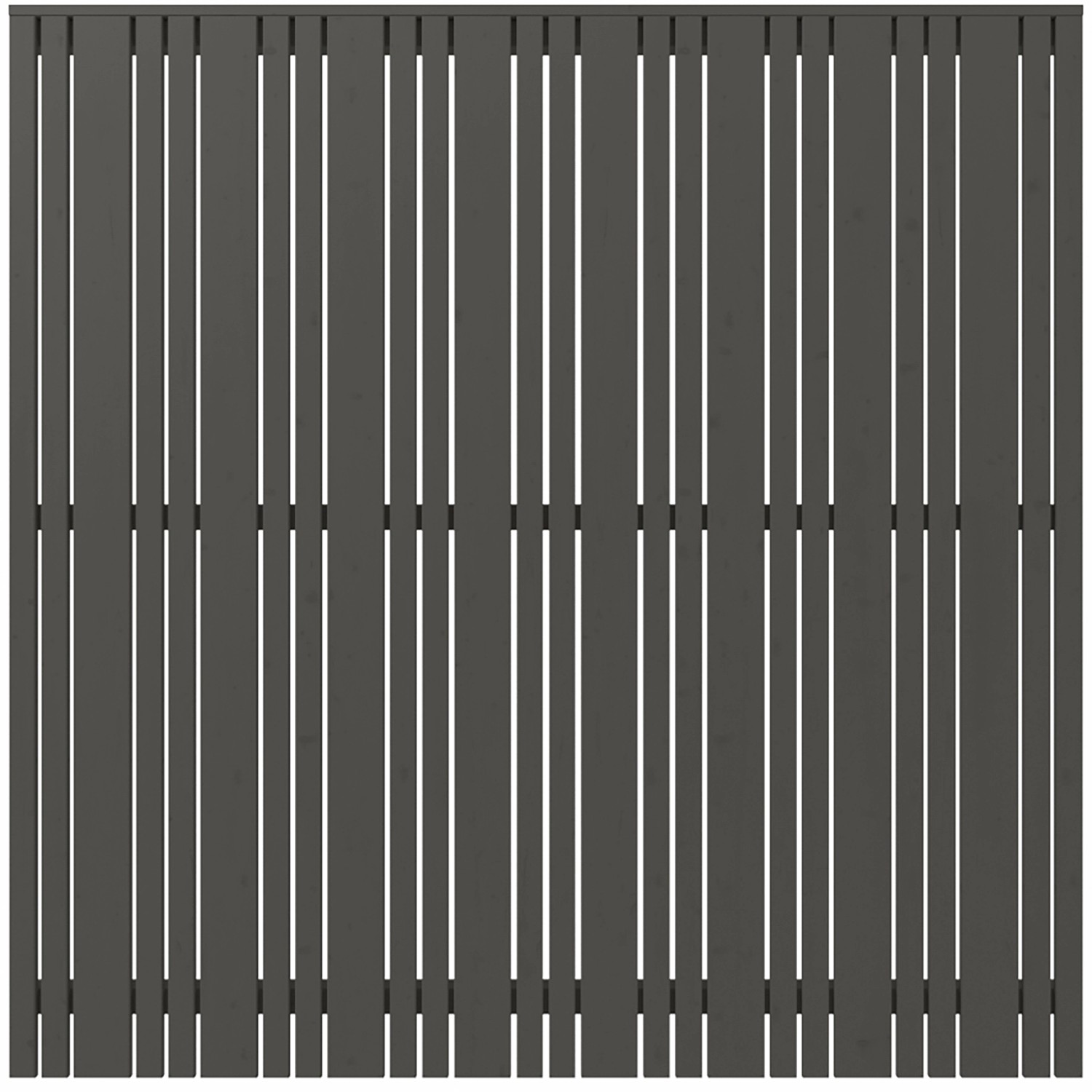 Plus Holz  Sichtschutzzaun Tangent Nadelholz Umbragrau 180 cm x 180 cm günstig online kaufen