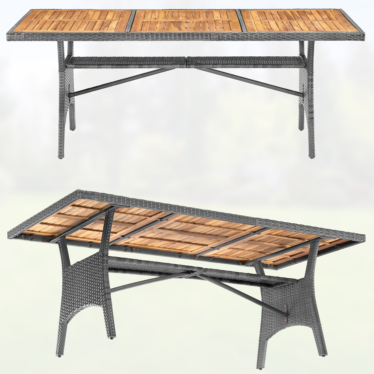 Garten-Sitzgruppe 5-tlg Akazienholz FSC®-zertifiziert günstig online kaufen