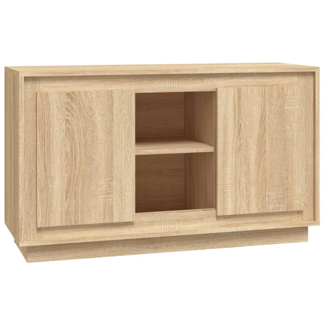 Vidaxl Sideboard Sonoma-eiche 102x35x60 Cm Holzwerkstoff günstig online kaufen