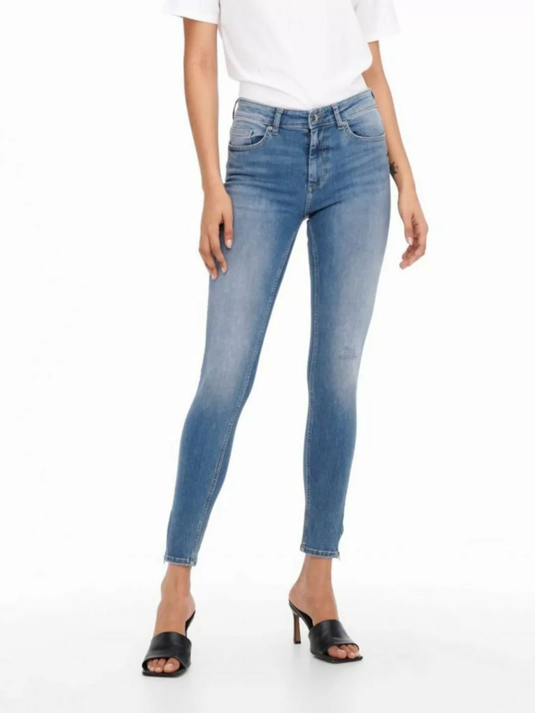 ONLY Ankle-Jeans ONLBLUSH MID SK ANK ZIP DNM günstig online kaufen