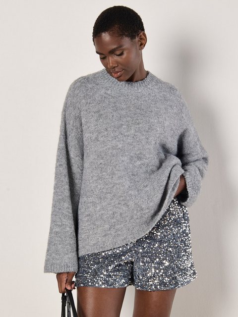 Apricot Strickpullover Flauschiger Pullover, in oversized Passform günstig online kaufen