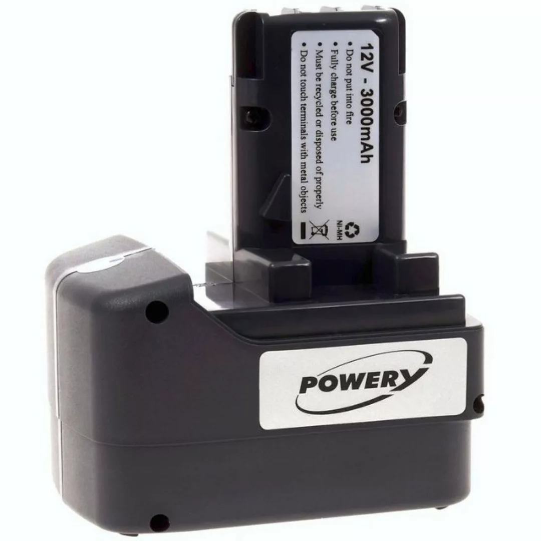 Powery Akku für metabo Bohrschrauber BSP 12 Plus NiMH Akku 3000 mAh (12 V) günstig online kaufen