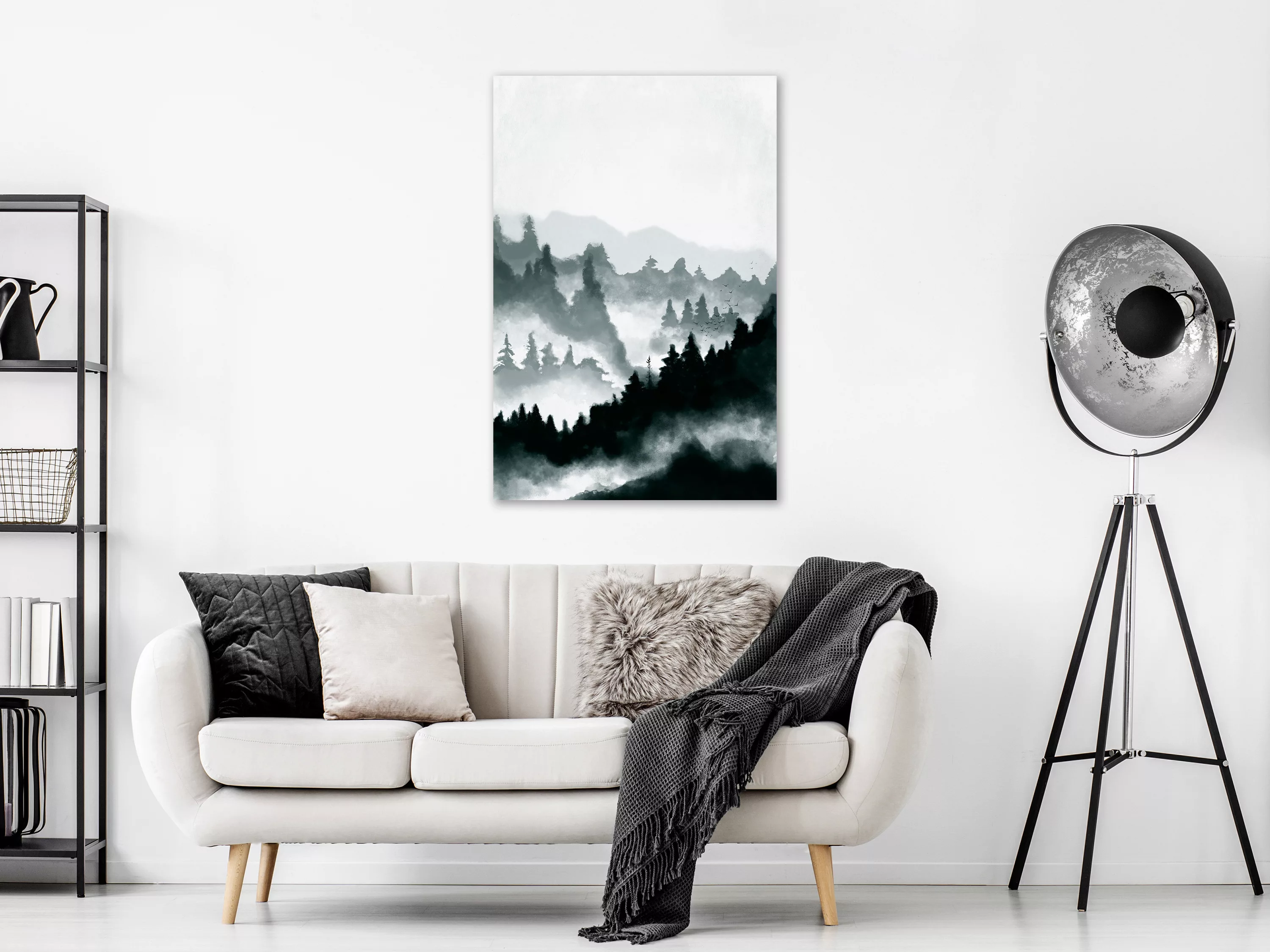Wandbild - Hazy Landscape (1 Part) Vertical günstig online kaufen