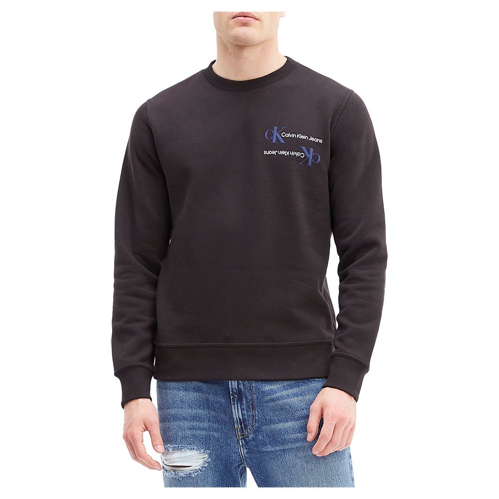 Calvin Klein Jeans Urban Graphic Rundhalsausschnitt Sweater L Ck Black günstig online kaufen