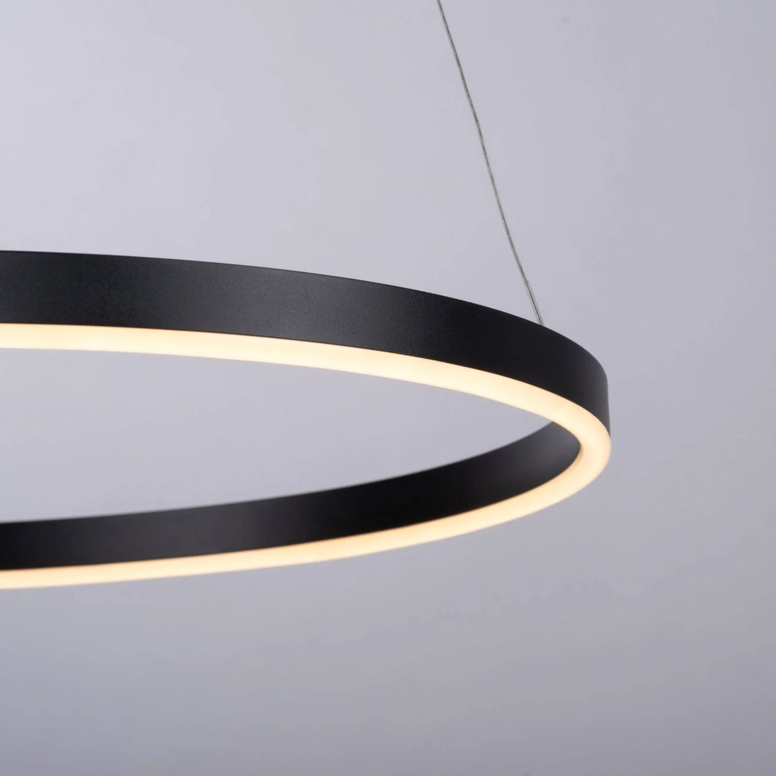 LED-Pendelleuchte Ritus, Ø 58,5cm, anthrazit günstig online kaufen
