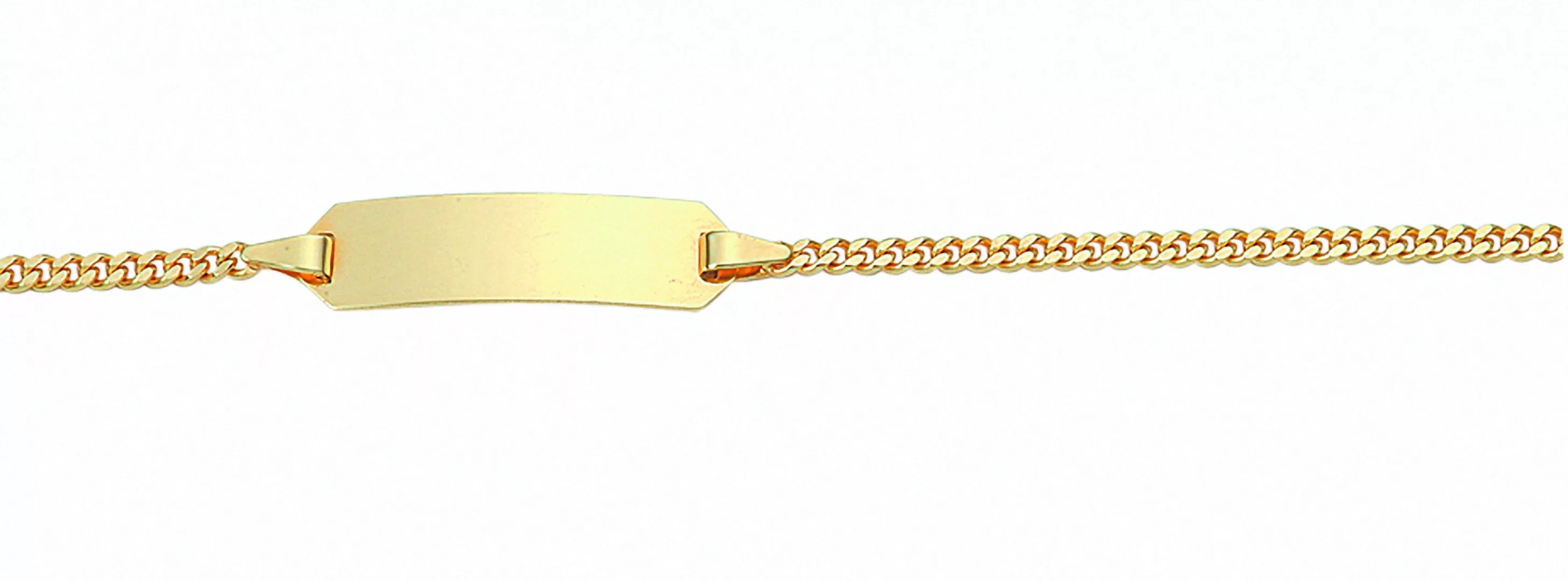 Adelia´s Goldarmband "Damen Goldschmuck 333 Gold Flach Panzer Armband 16 cm günstig online kaufen