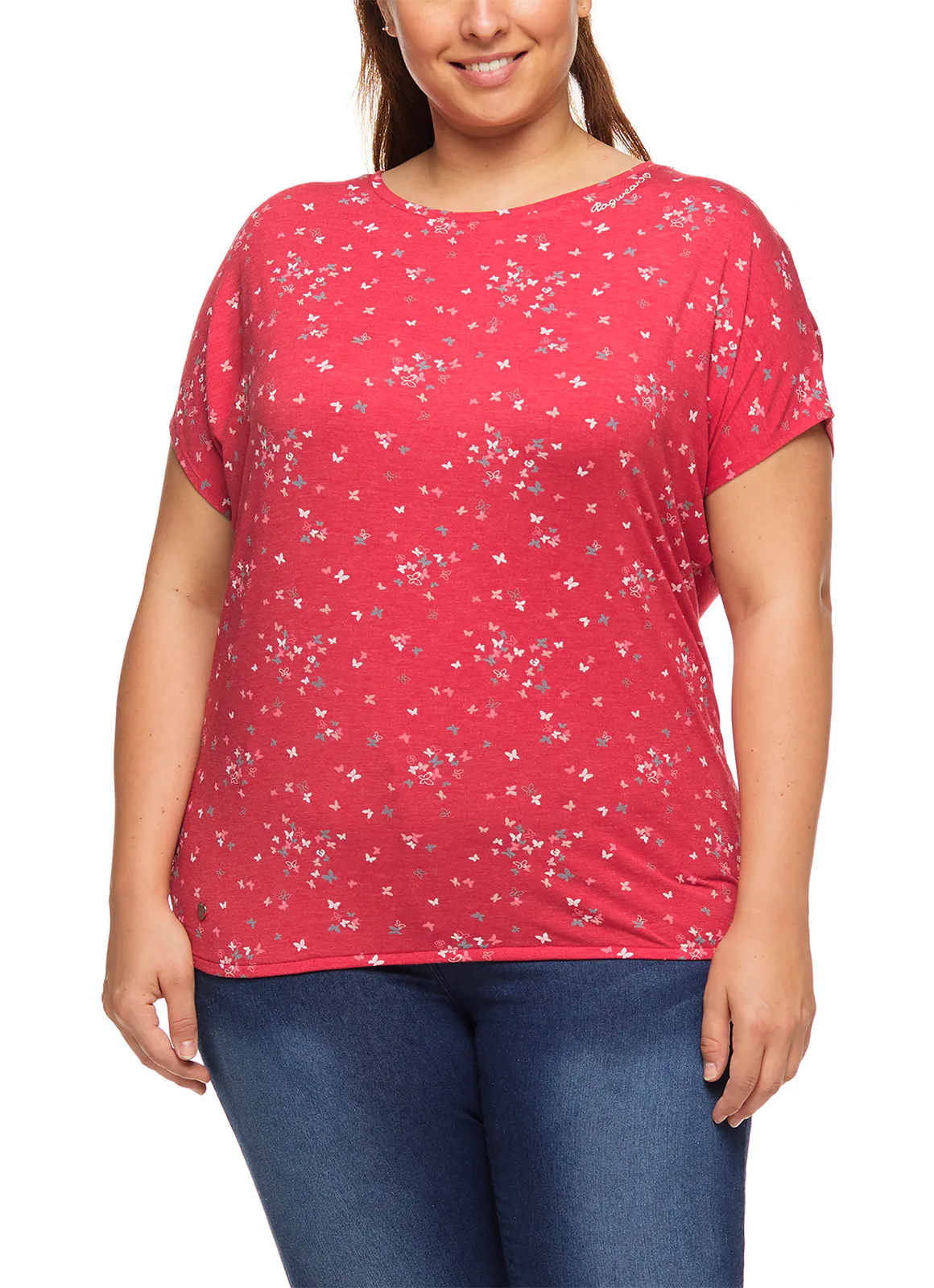 Ragwear Shirt Pecori Print Plus red günstig online kaufen