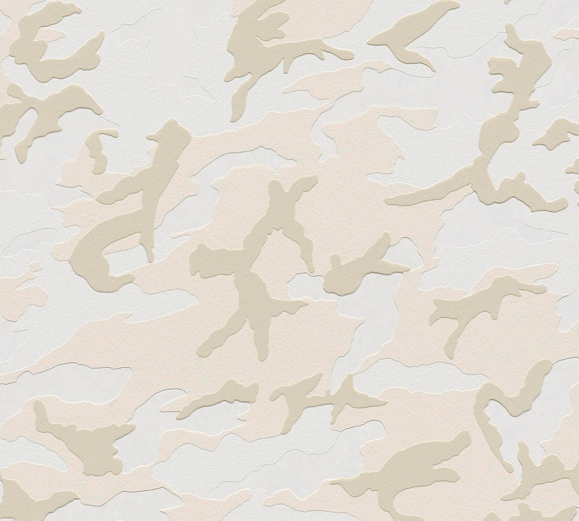 Bricoflor Camouflage Tapete Tarnfarben Coole Tapete für Jungs und Teenager günstig online kaufen