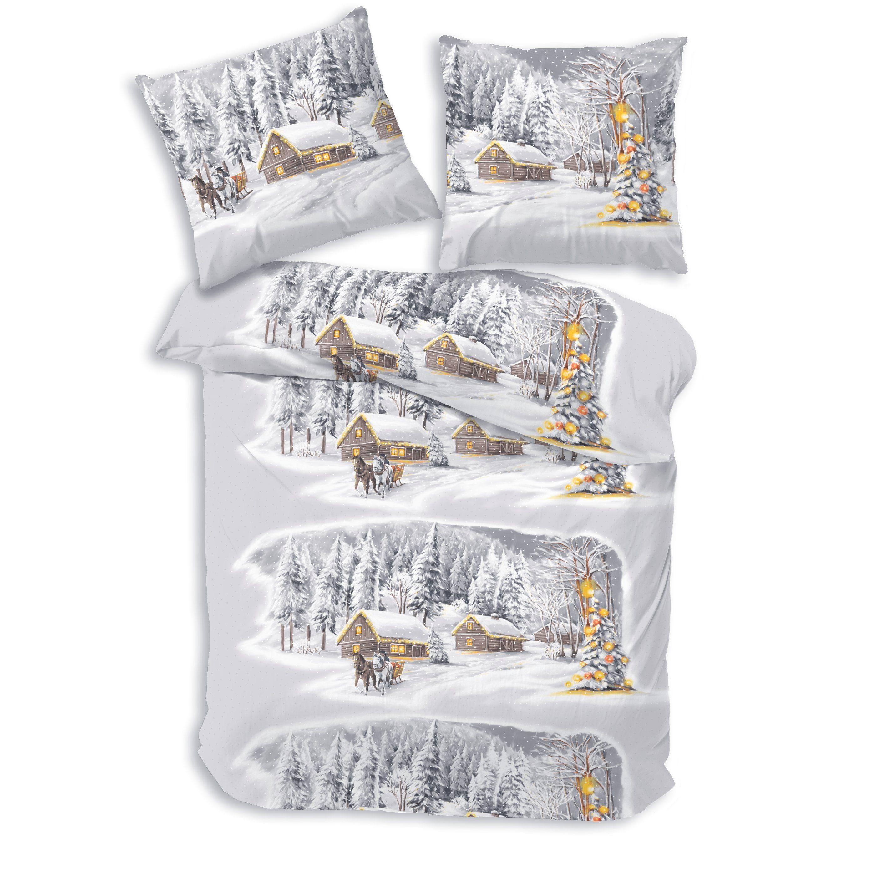 LINKHOFF Bettwäsche Biber Bettwäsche 135x200 / günstig online kaufen