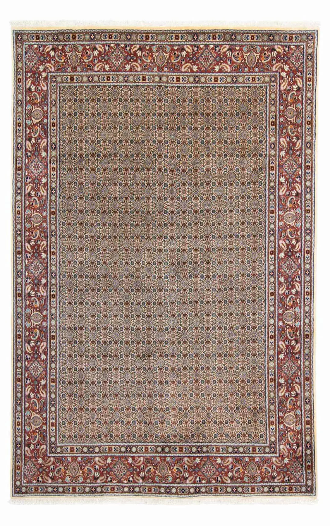 morgenland Wollteppich »Moud Stark Gemustert Beige 303 x 198 cm«, rechtecki günstig online kaufen