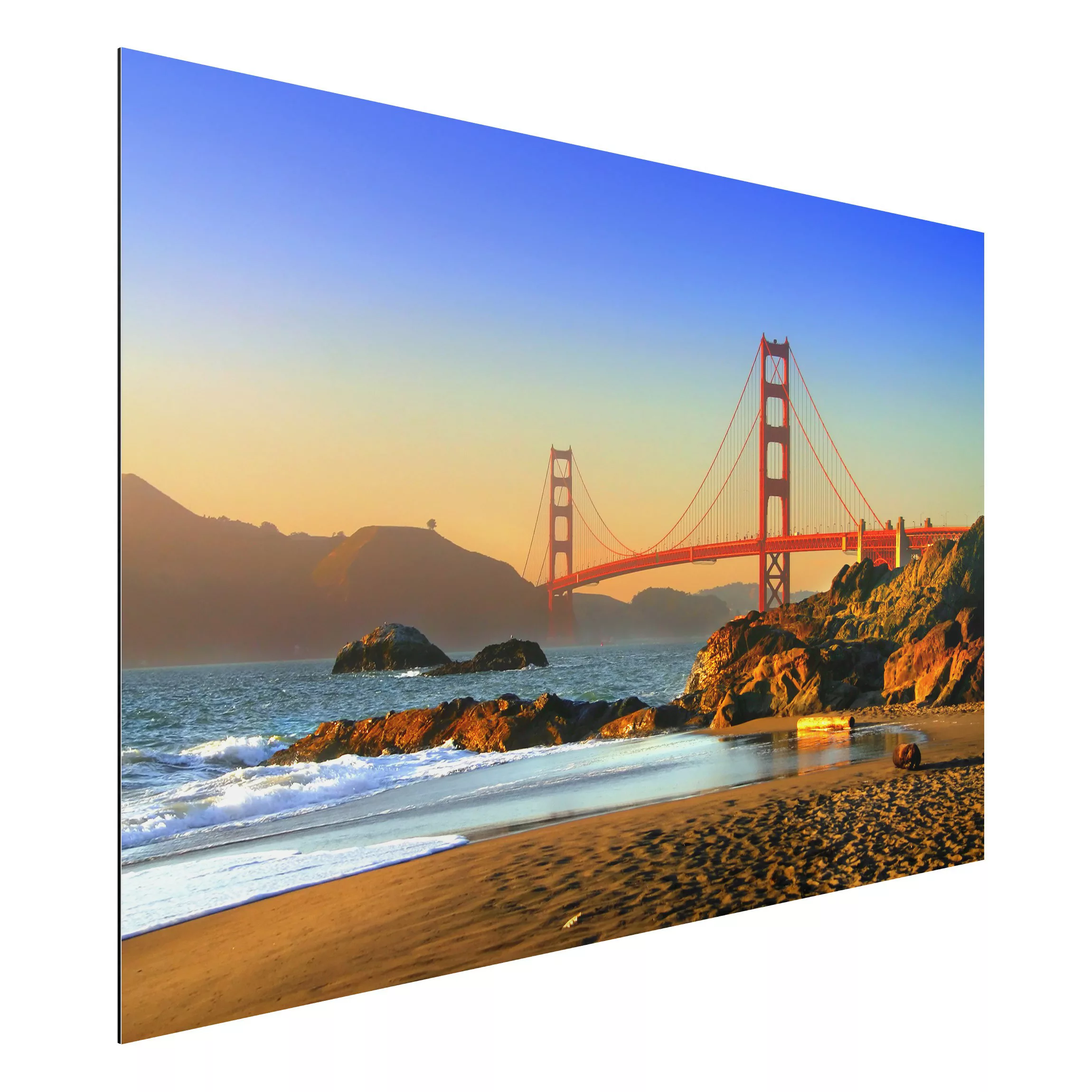 Alu-Dibond Bild Architekur & Skyline - Querformat 3:2 Baker Beach günstig online kaufen