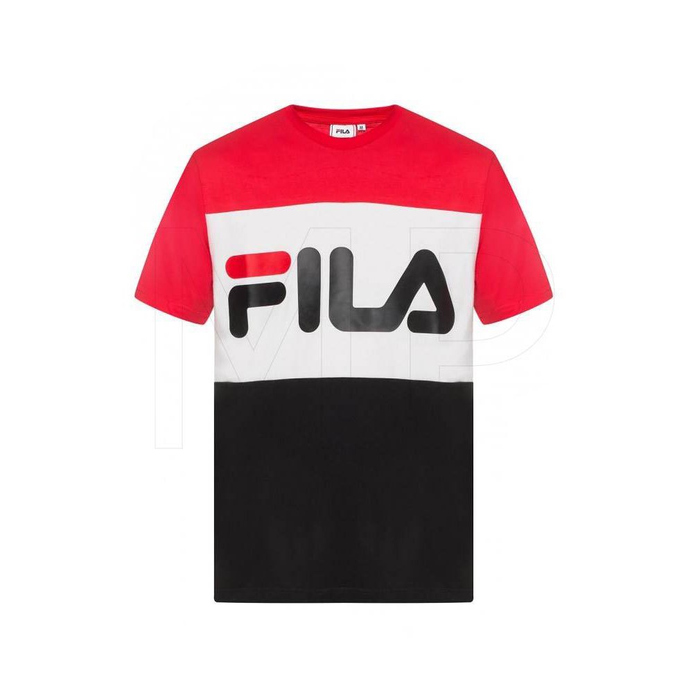 Fila Day Kurzärmeliges T-shirt M True Red / Black / Bright White günstig online kaufen