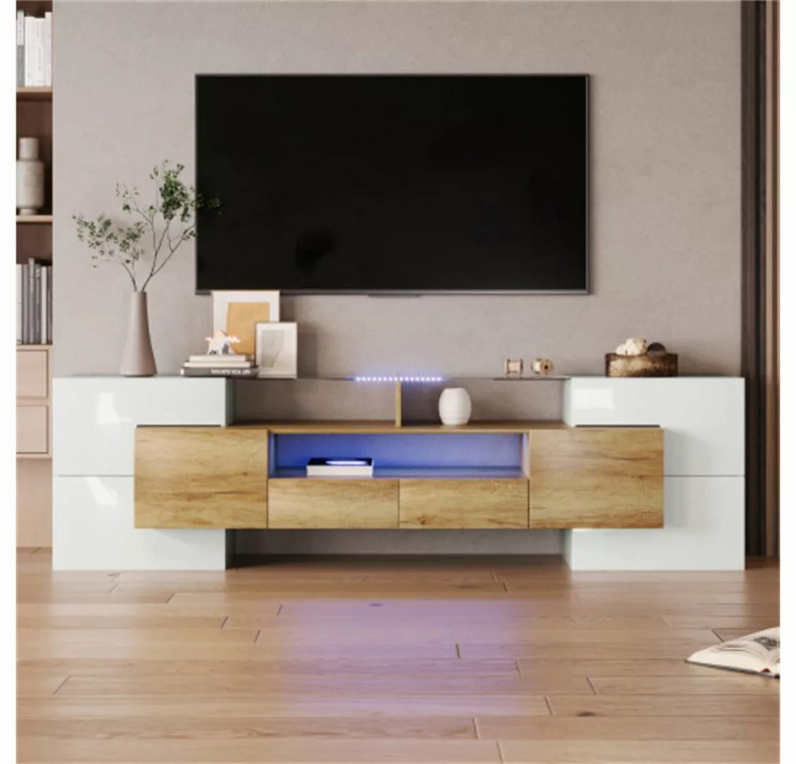 Mia&Coco TV-Schrank TV-Schrank, Modernes TV-Lowboard 200 cm, LED-Beleuchtun günstig online kaufen
