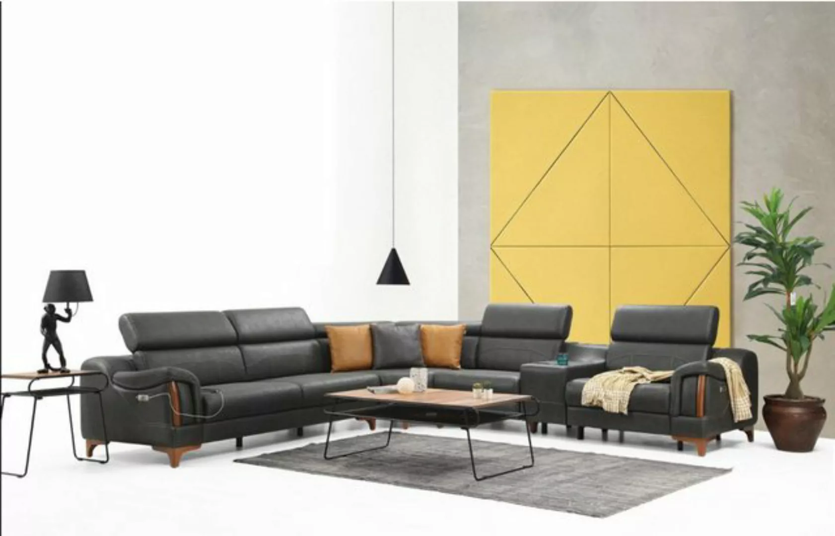 JVmoebel Ecksofa Ecksofa Luxus Sofa L-Form Neu Möbel Wohnzimmer Designer Mo günstig online kaufen