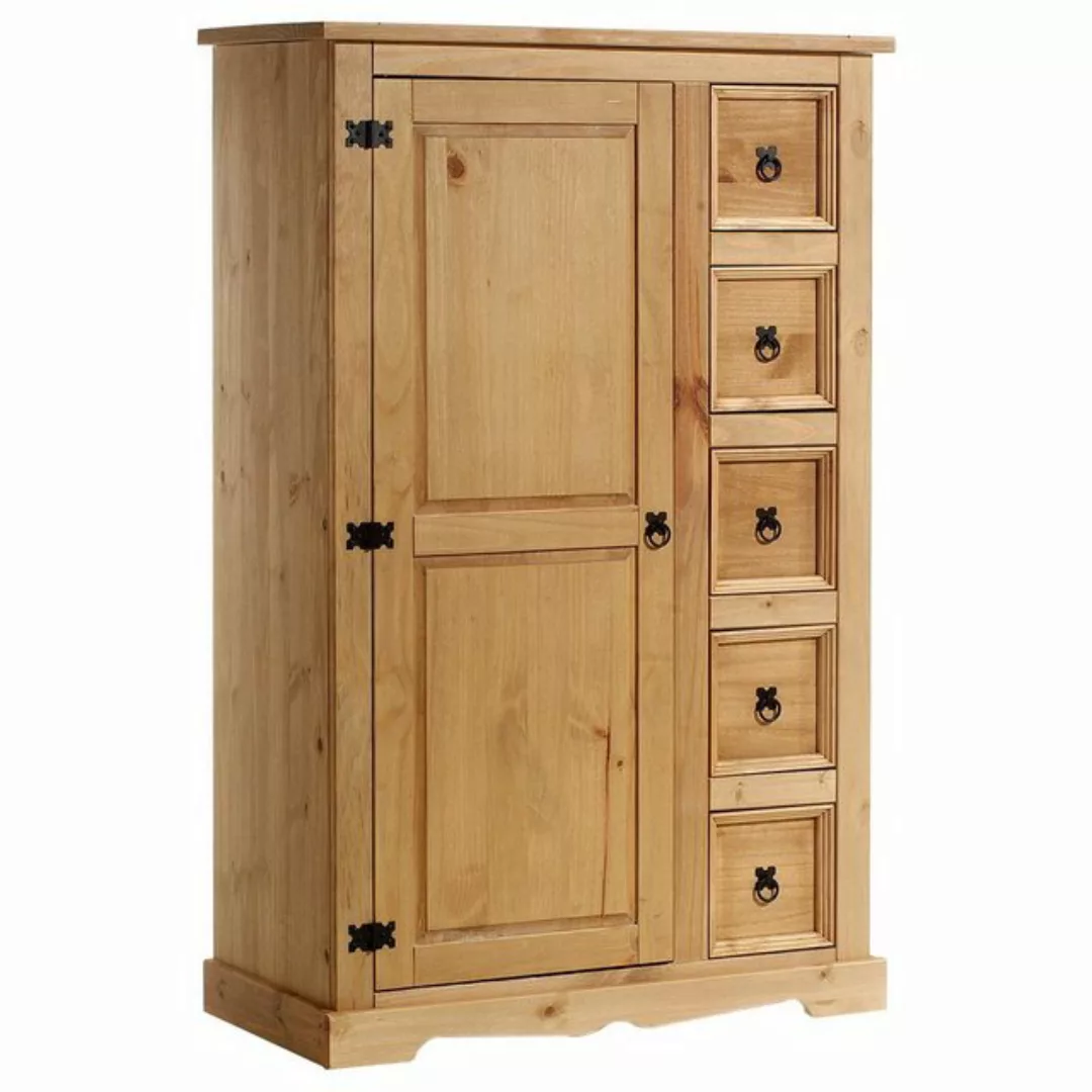 IDIMEX Hochschrank TEQUILA Kommode Highboard Schubladenschrank Holz gebeizt günstig online kaufen