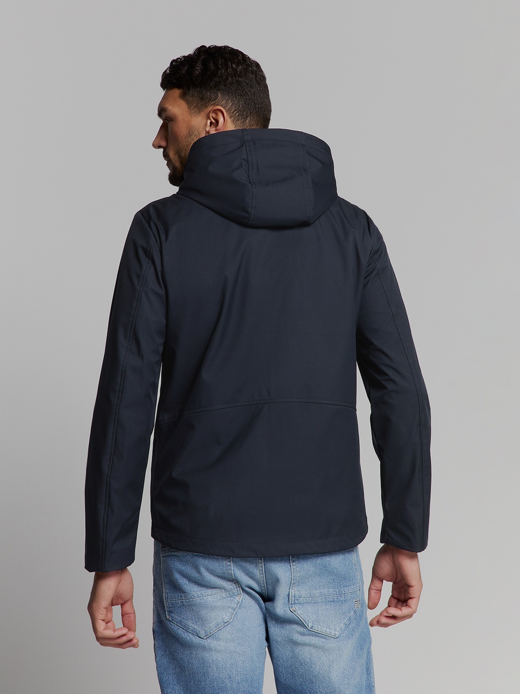 NO EXCESS Kurzjacke "No Excess Jacke mit abnehmbarer kapuze" günstig online kaufen