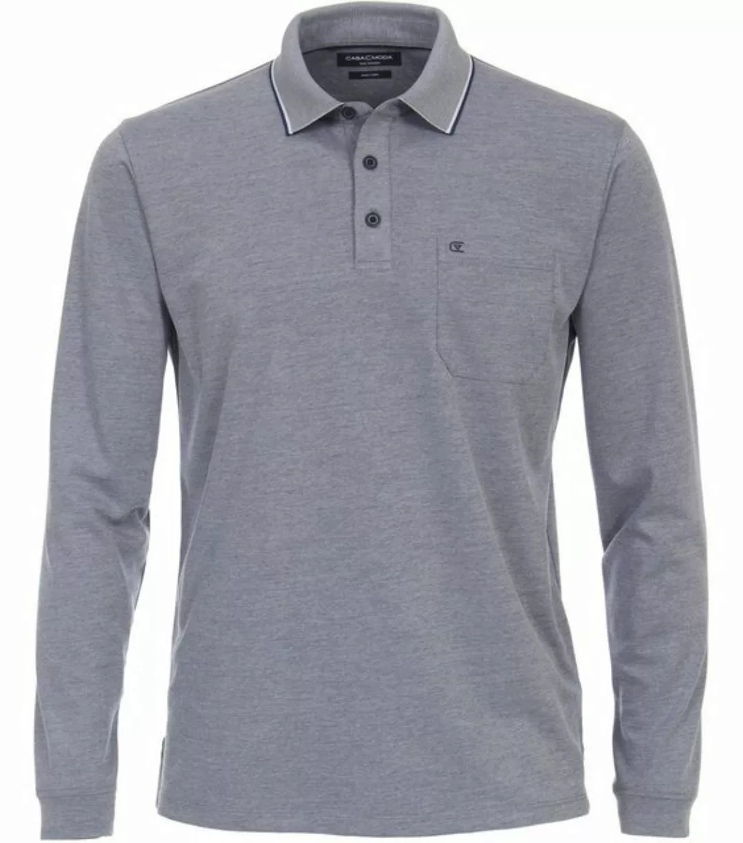 CASAMODA Langarm-Poloshirt CASAMODA Polo-Shirt Langarm uni günstig online kaufen