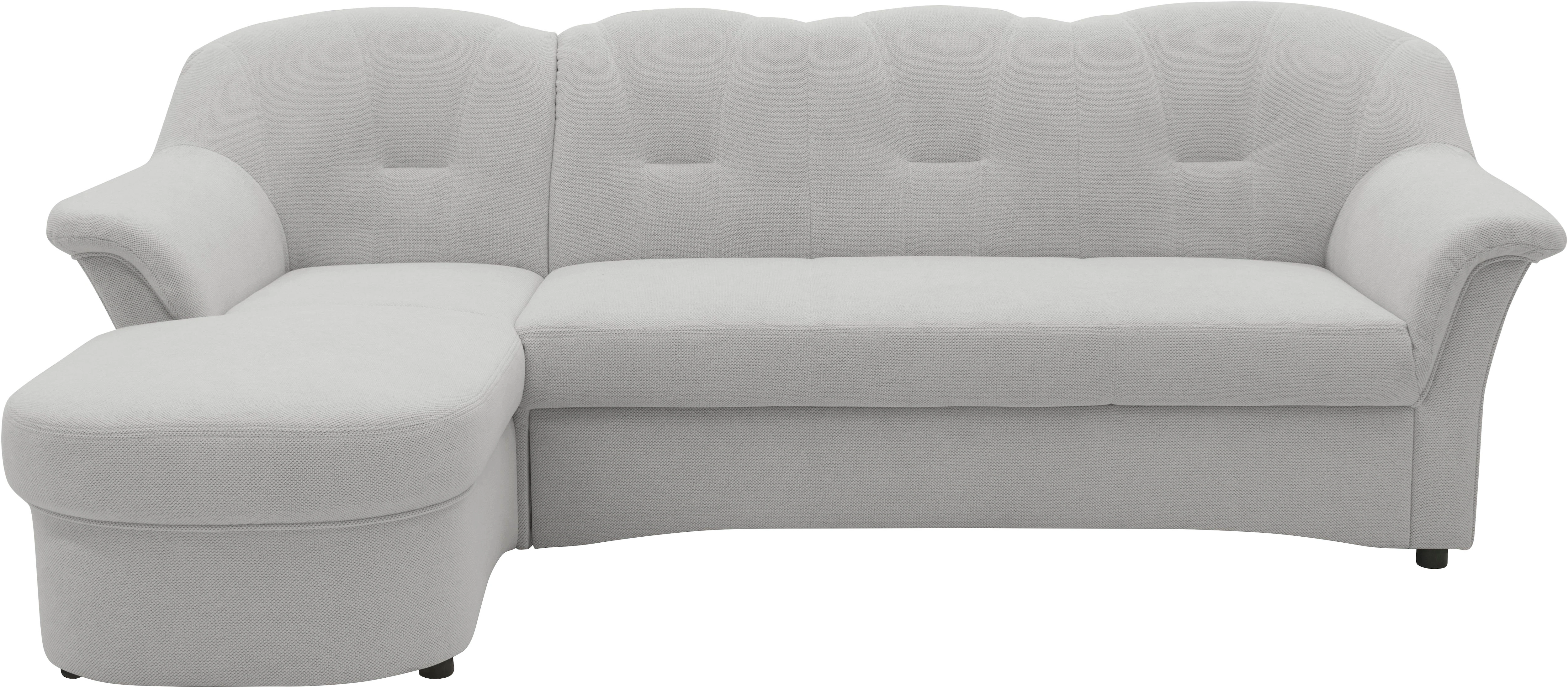 DOMO collection Ecksofa »Flores Schlafsofa, B/T/H: 233/142/86 cm, L-Form«, günstig online kaufen