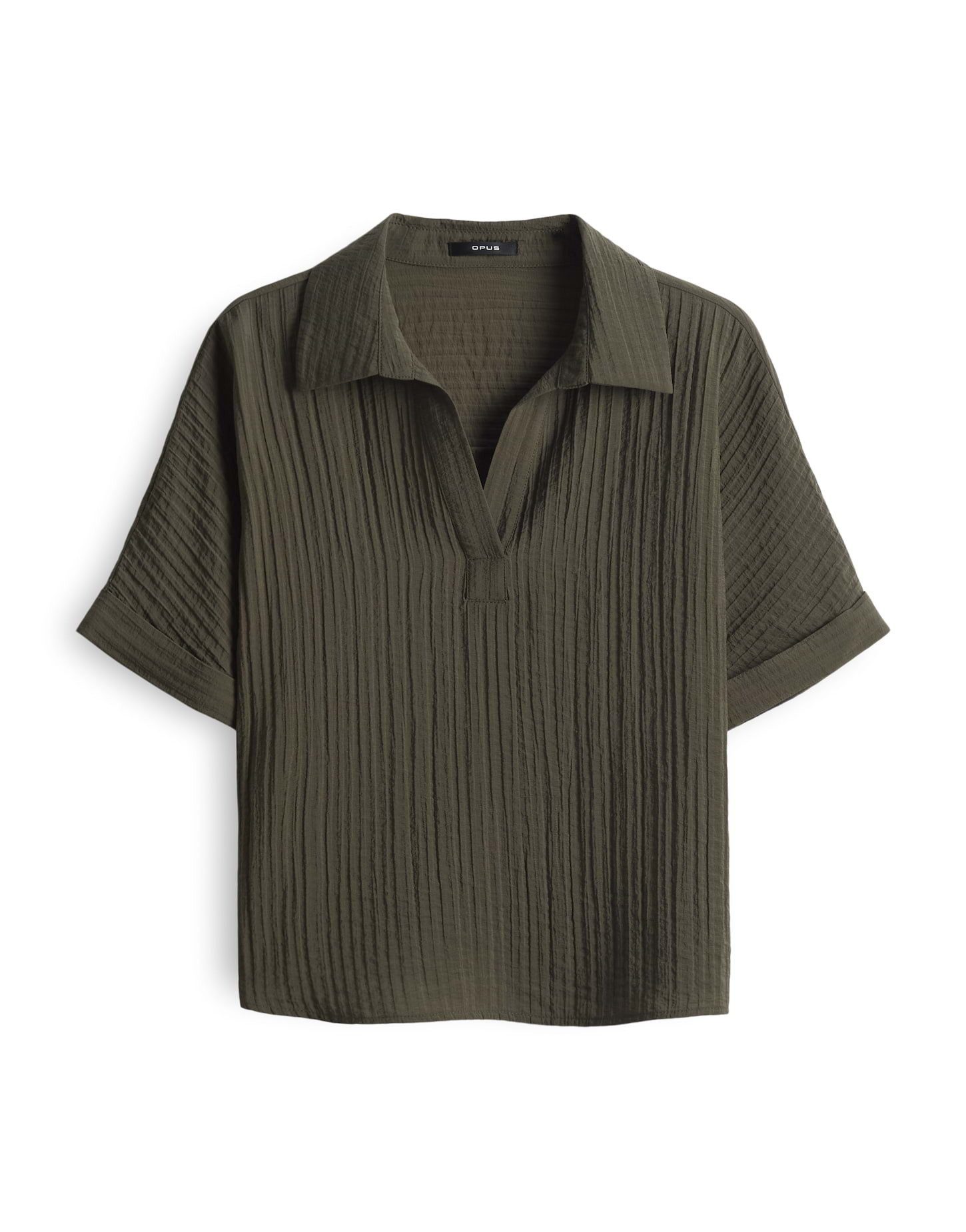 OPUS Kurzarmbluse FELSA Loose in Crinkle günstig online kaufen