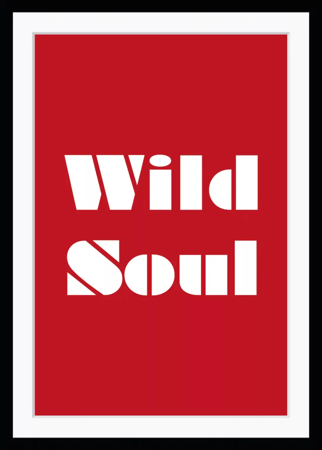 queence Bild "Wild Soul", Sprüche & Texte-Schriftzug-Schriftzüge, HD Premiu günstig online kaufen