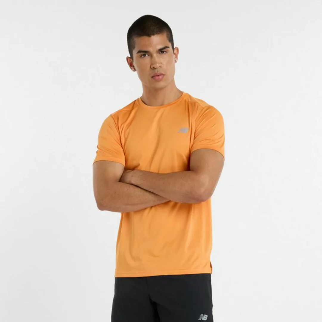 New Balance Laufshirt MENS RUNNING SS TOP mit Streifendesign günstig online kaufen