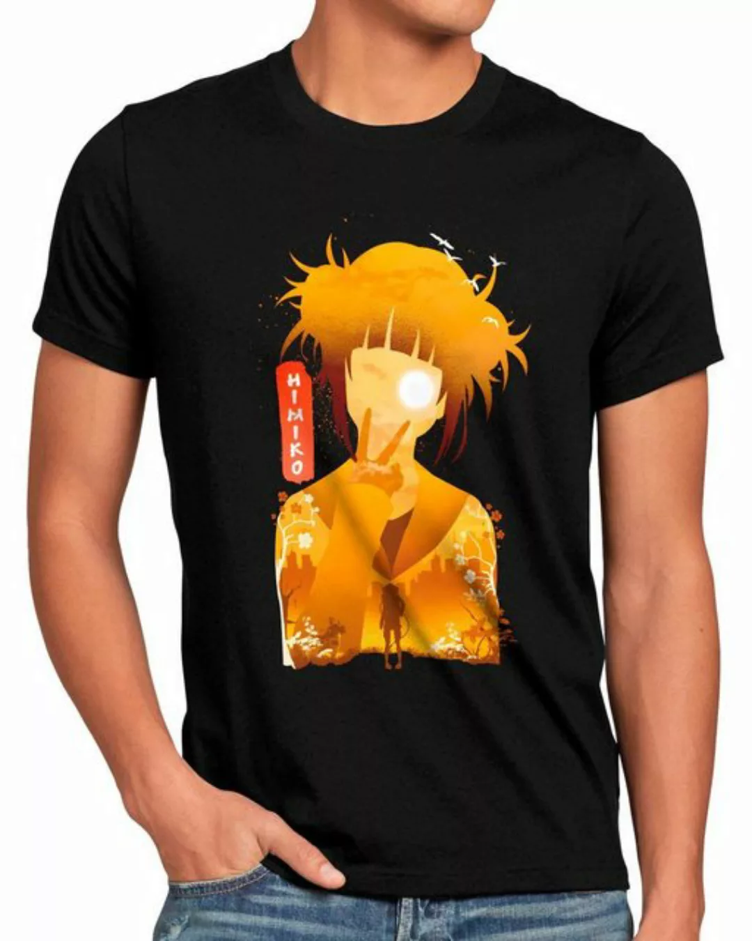 style3 Print-Shirt Herren T-Shirt Himiko anime manga my hero academia cospl günstig online kaufen