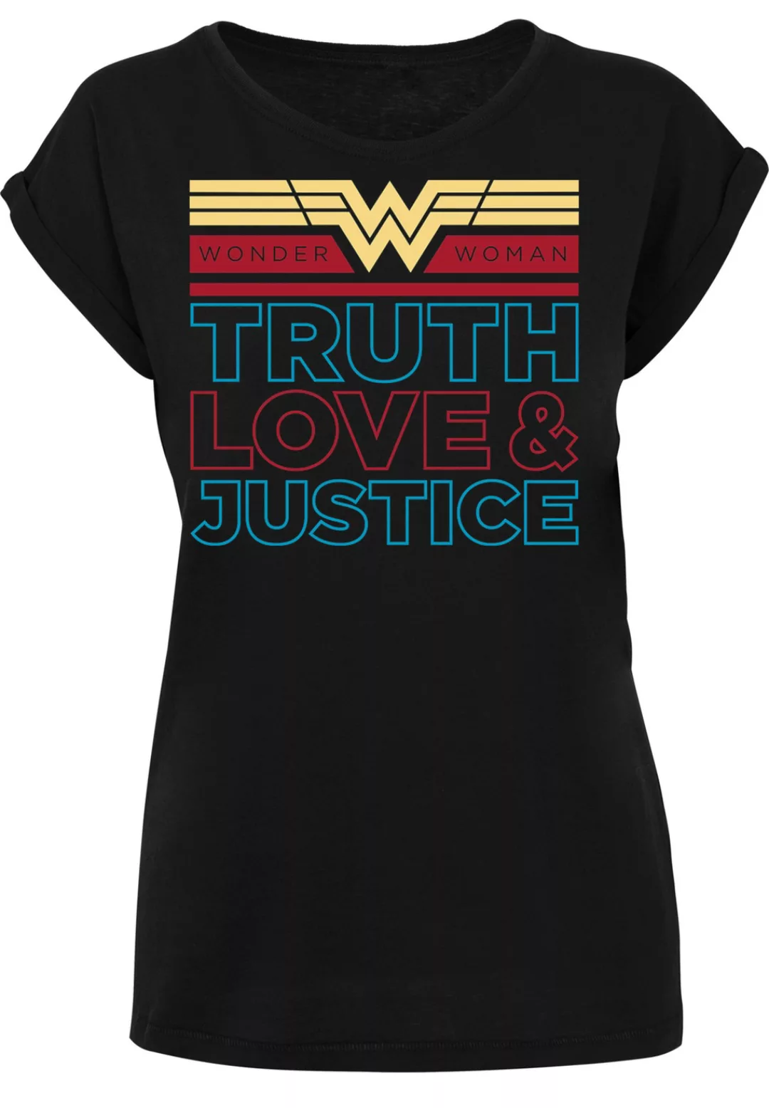 F4NT4STIC T-Shirt "DC Comics Wonder Woman 84 Truth Love And Justice", Print günstig online kaufen