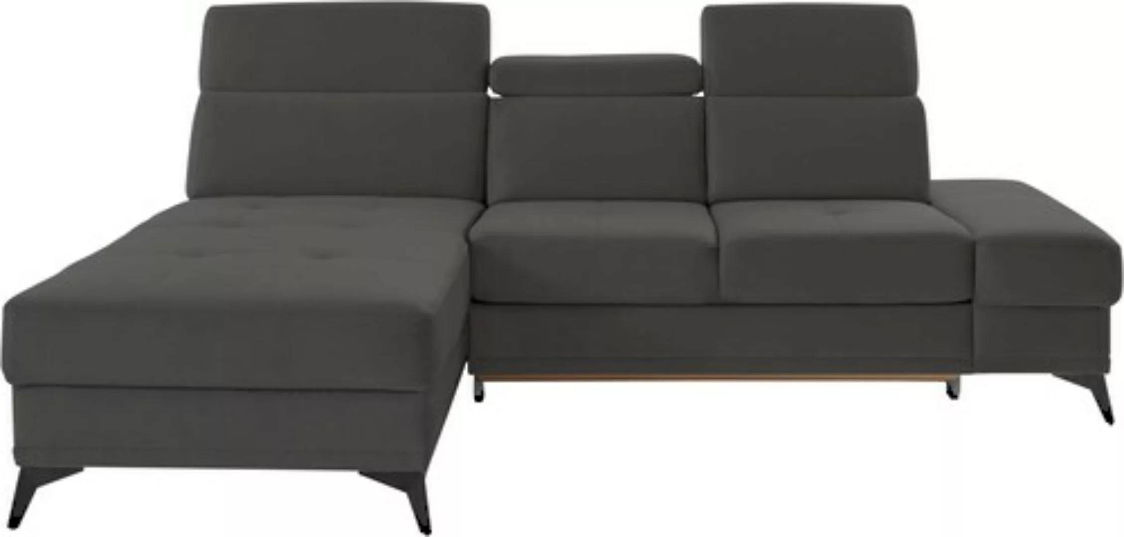 INOSIGN Ecksofa »Cardiz L-Form«, inkl.Kopfteilverstellung und Federkern wah günstig online kaufen