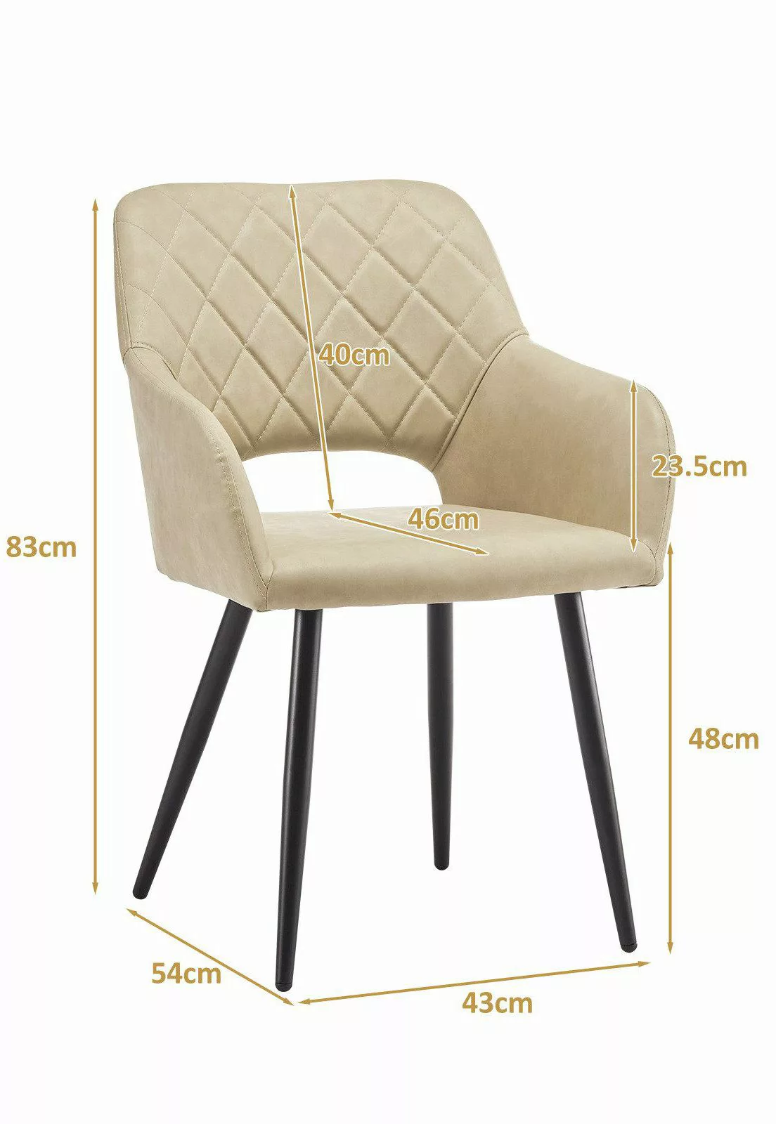 Ofcasa Esszimmerstuhl Moderne Küchenstühle (2er Set), günstig online kaufen