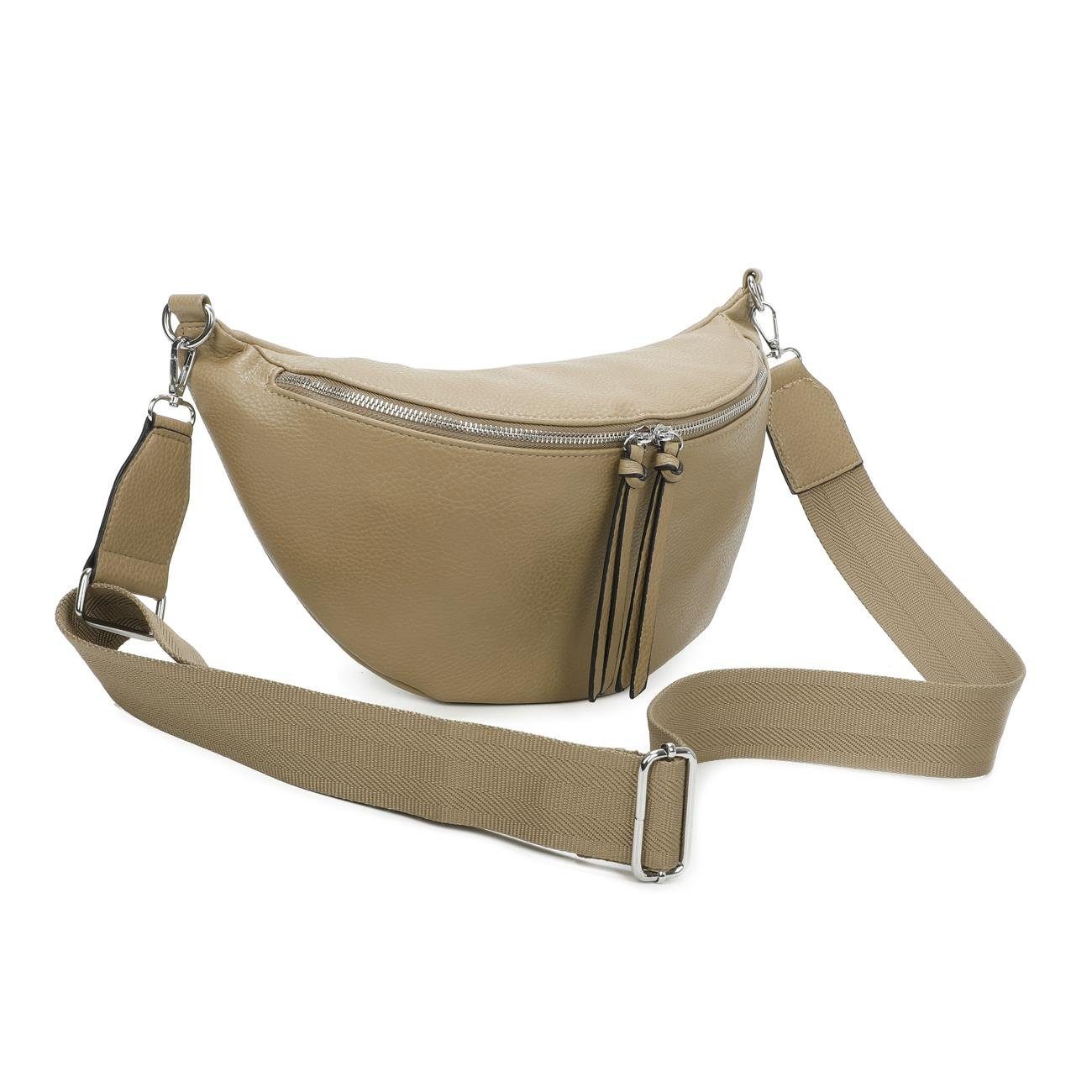 ITALYSHOP24 Schultertasche Damen XXL Tasche CrossBody günstig online kaufen