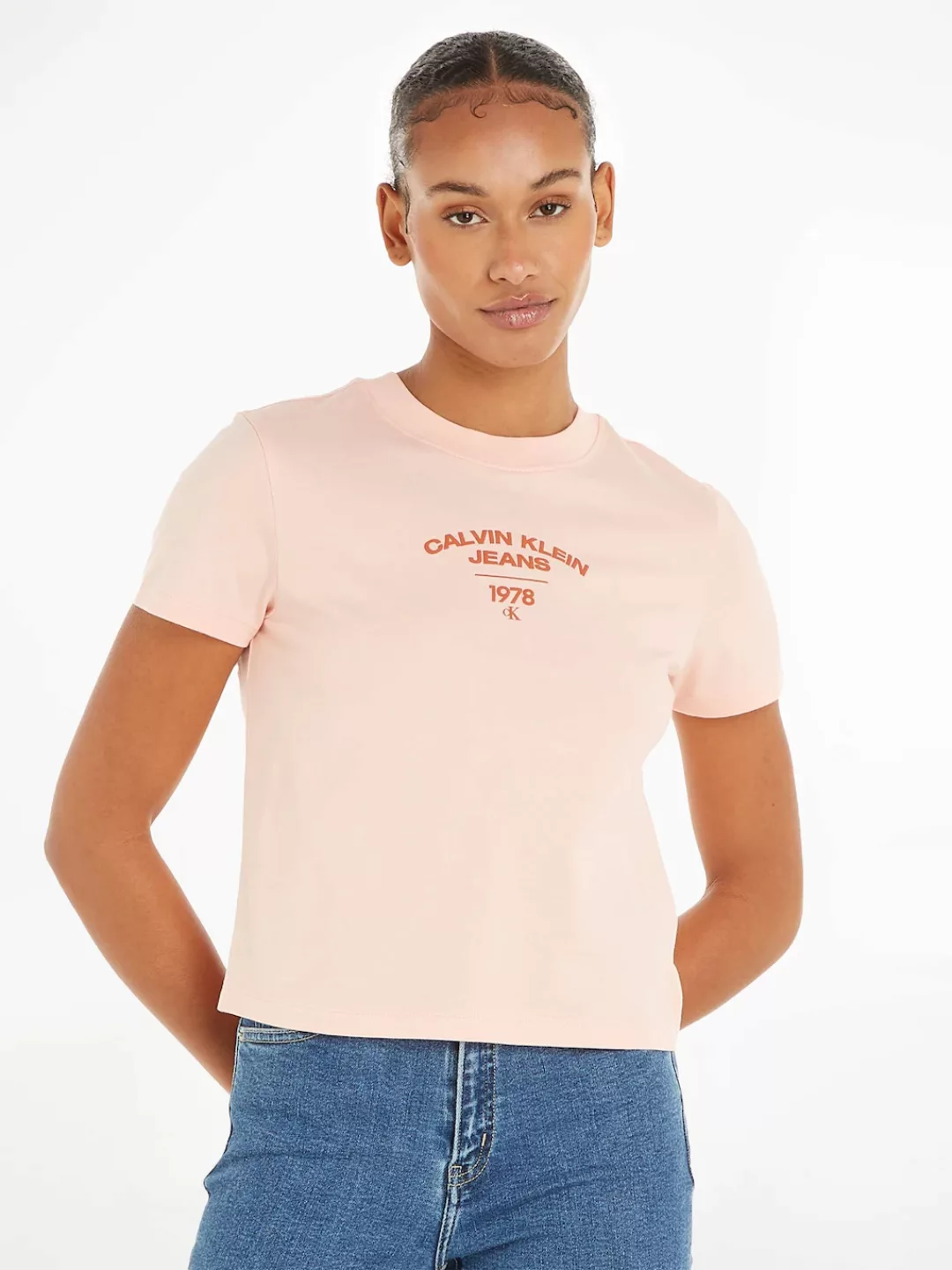 Calvin Klein Jeans T-Shirt "VARSITY LOGO BABY TEE" günstig online kaufen