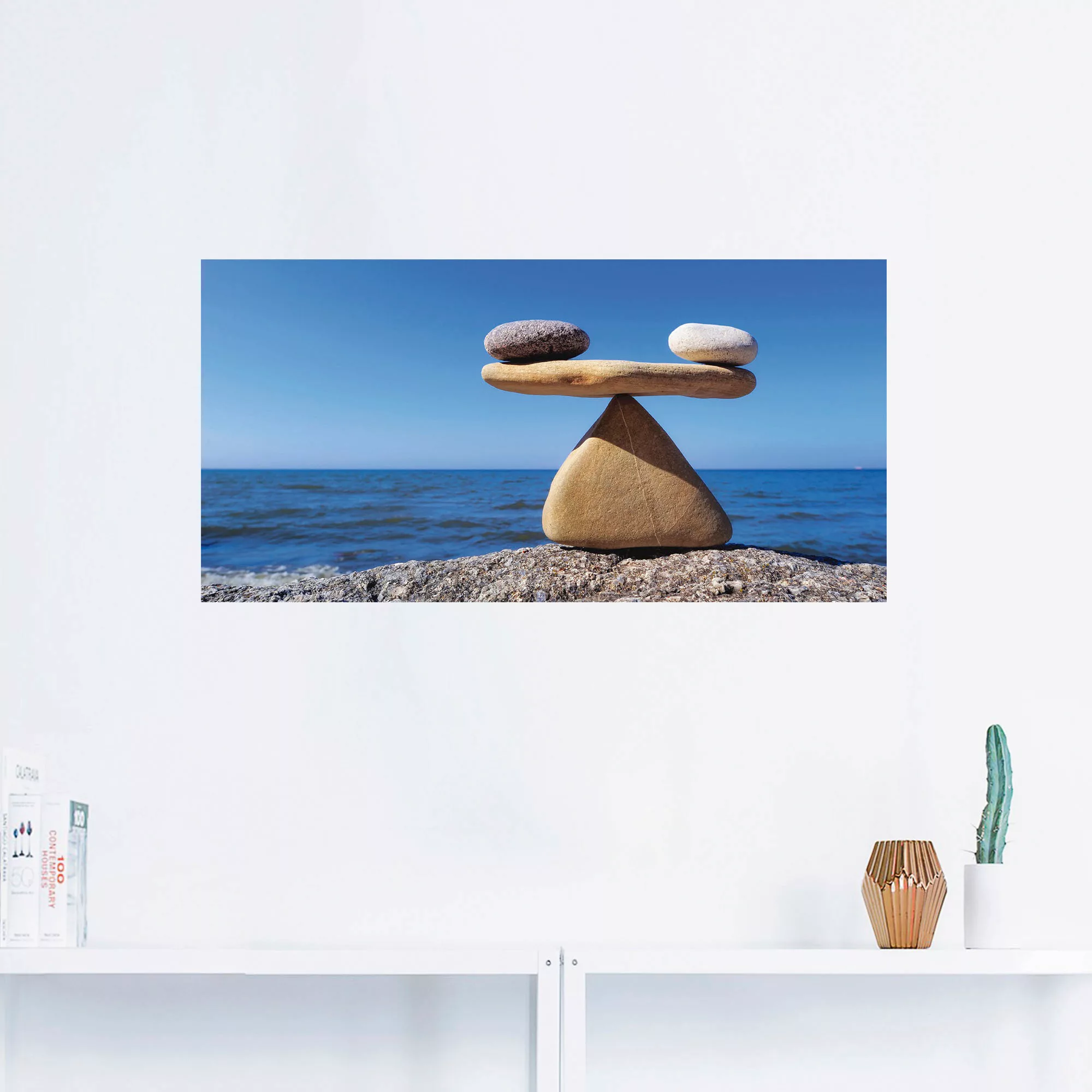 Artland Wandbild "Gleichgewicht - Steine Meer", Zen, (1 St.) günstig online kaufen