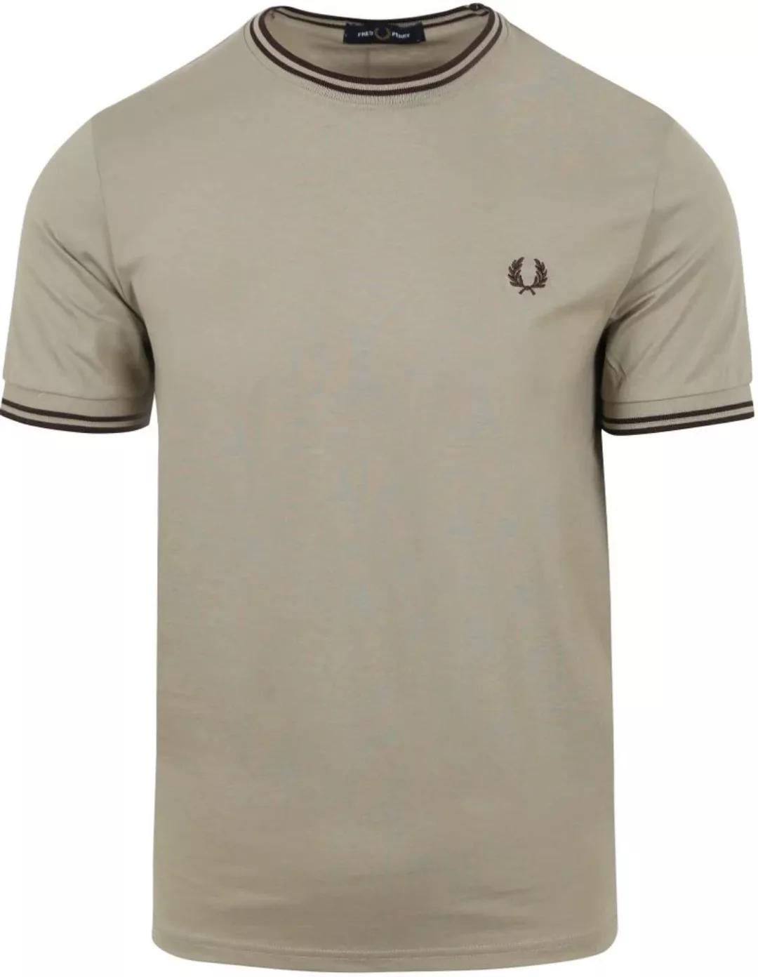 Fred Perry T-Shirt M1588 Greige U84 - Größe M günstig online kaufen