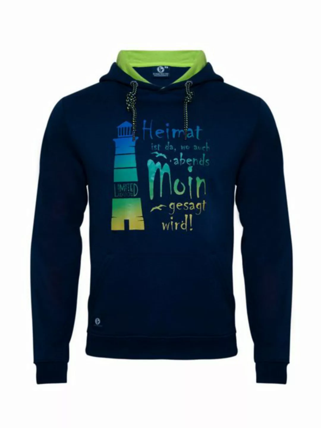 Schietwetter Kapuzenpullover Unisex, Herren Hoodie "Leuchtturm günstig online kaufen