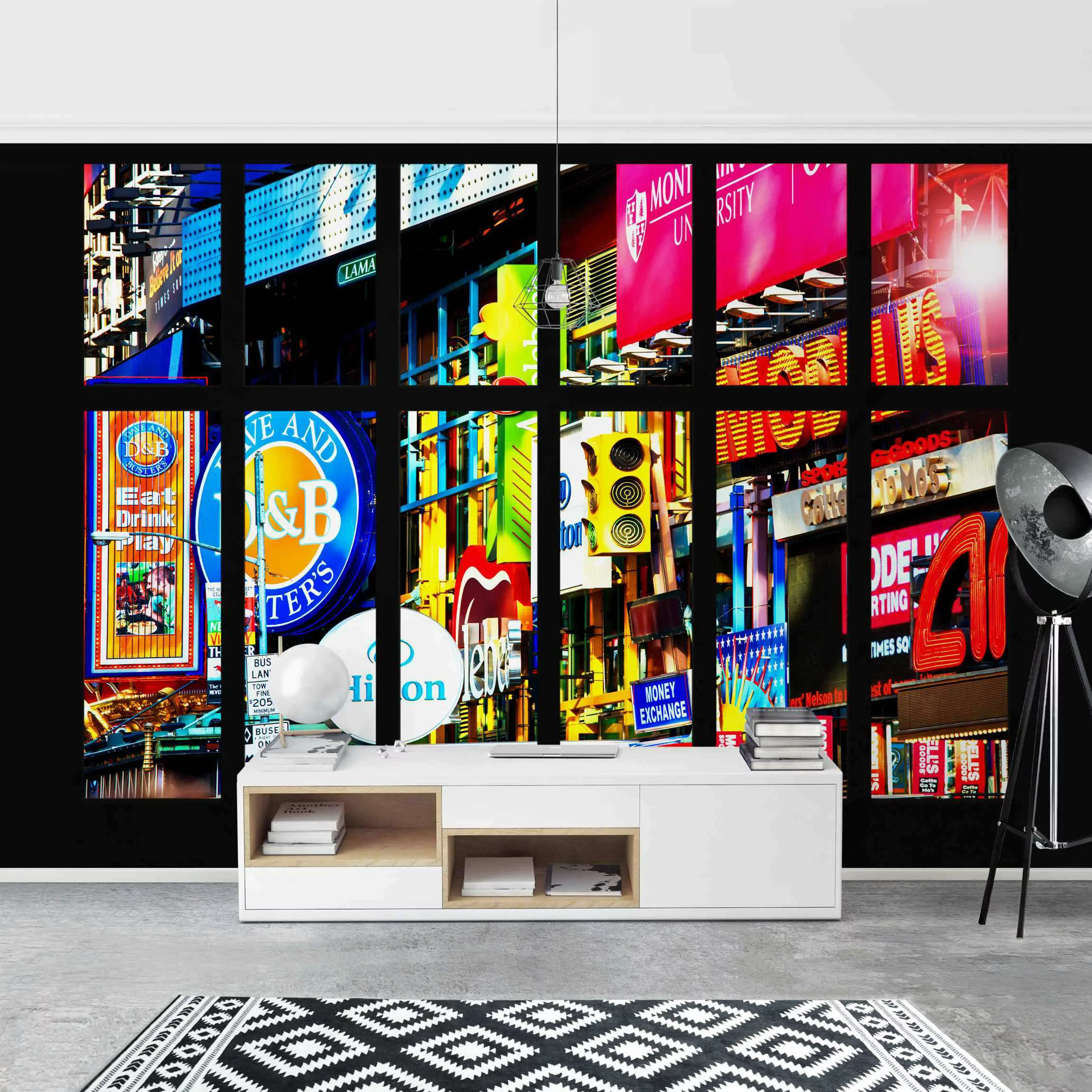 Fototapete Fenster Times Square New York günstig online kaufen