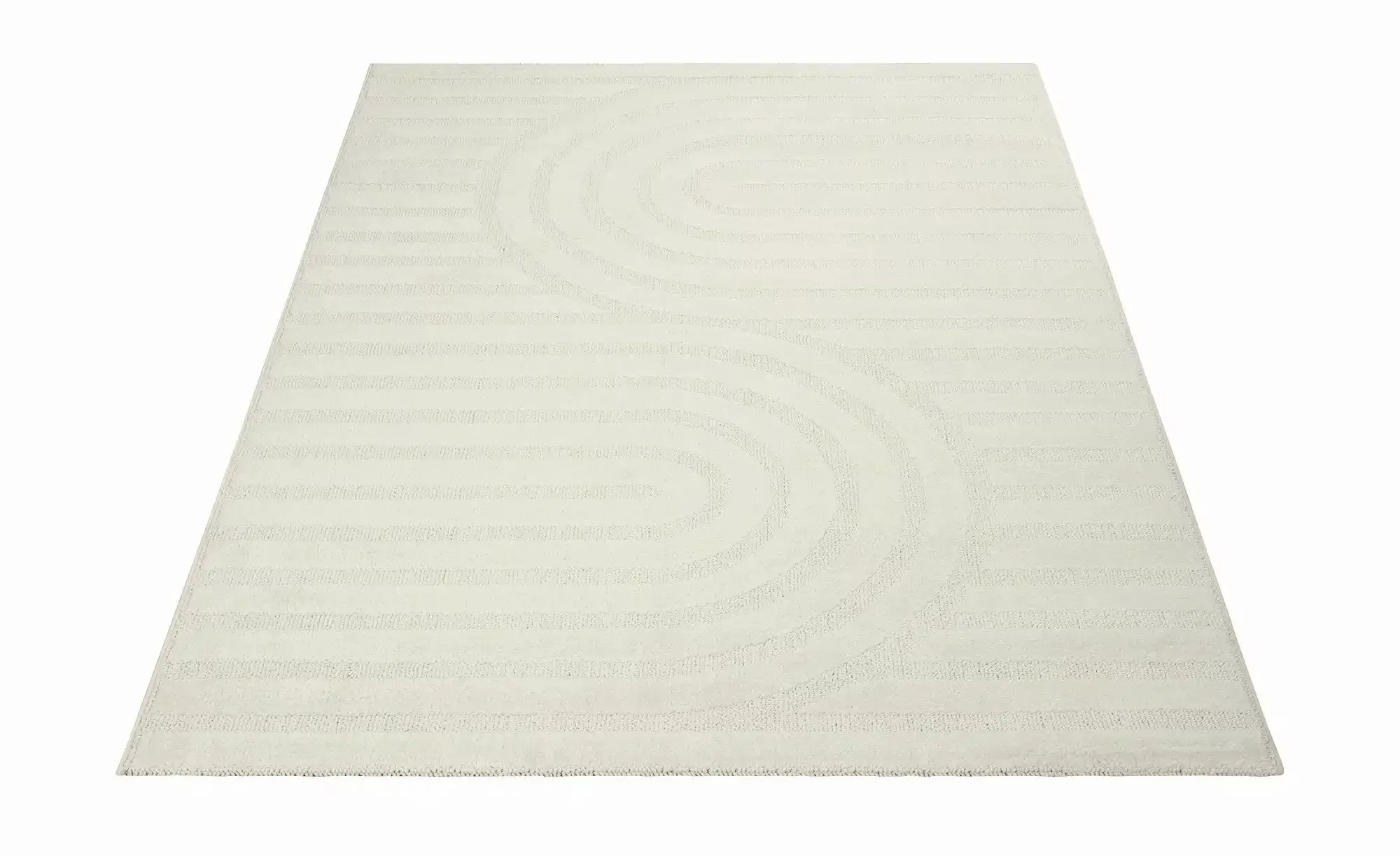 Webteppich  Glance ¦ creme ¦ Synthetische Fasern ¦ Maße (cm): B: 133 Teppic günstig online kaufen
