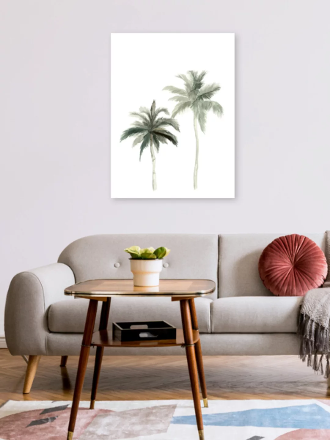 Poster / Leinwandbild - Botanical Palmtrees günstig online kaufen