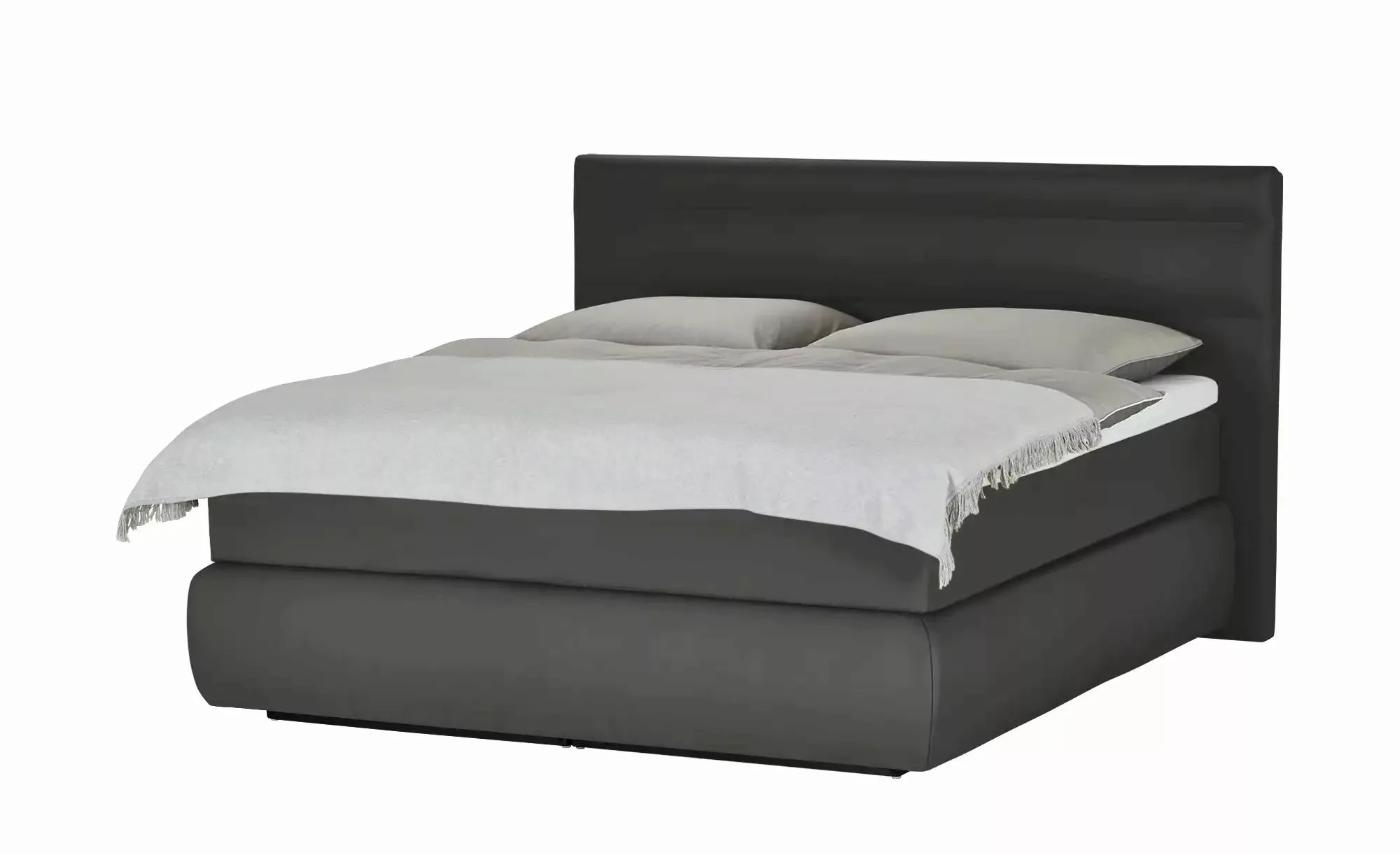Wohnwert Boxspringbett   Dormian Bolge High ¦ grau ¦ Maße (cm): B: 220 H: 1 günstig online kaufen