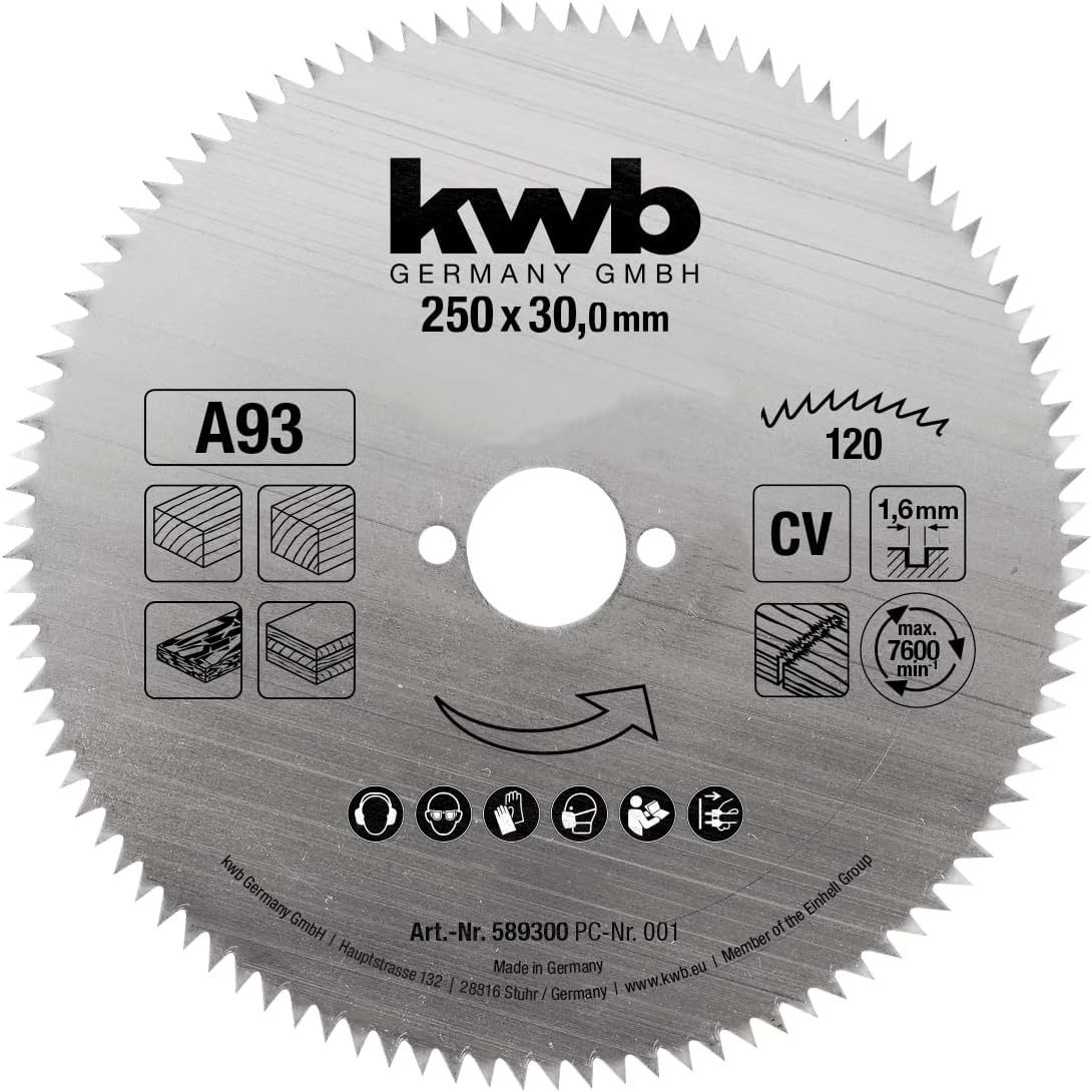 kwb Kreissägeblatt, Kreissägeblatt 250 x 30 günstig online kaufen