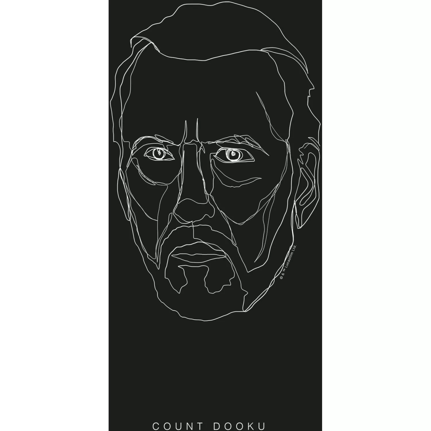 Komar Wandbild Star Wars Dooku 30 x 40 cm günstig online kaufen