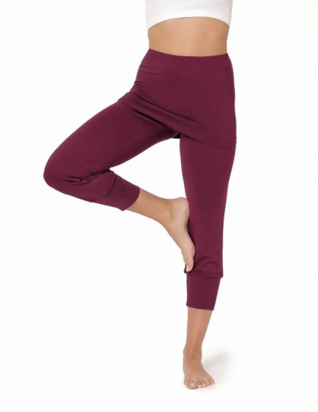 Bellivalini Leggings Yoga Leggings Damen Yogahose mit Rock 3/4 BLV50-276 (1 günstig online kaufen