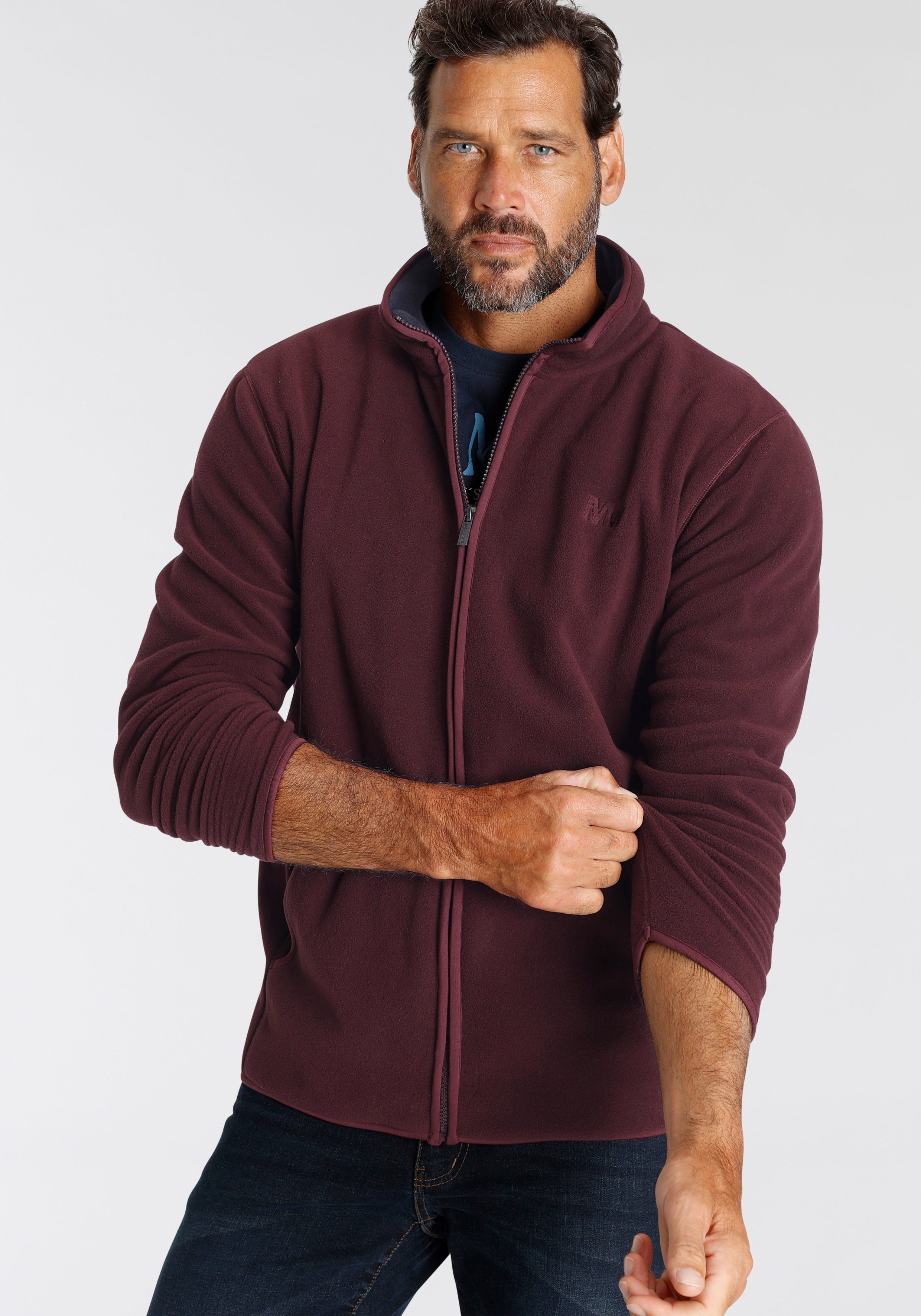 Man's World Fleecejacke für die Übergangszeit, günstig online kaufen