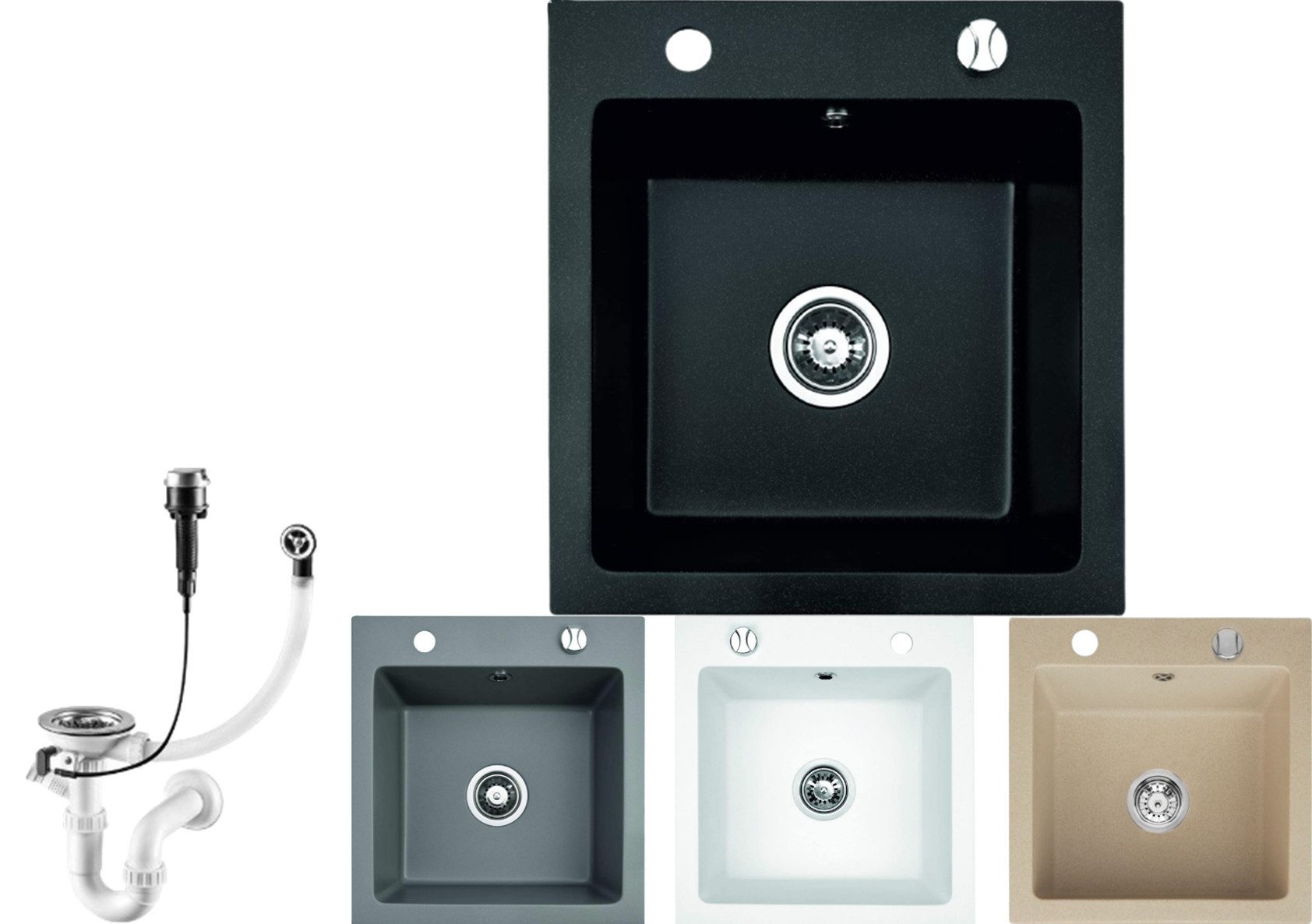 Faizee Möbel Granitspüle Graniteinbauspüle für moderne günstig online kaufen