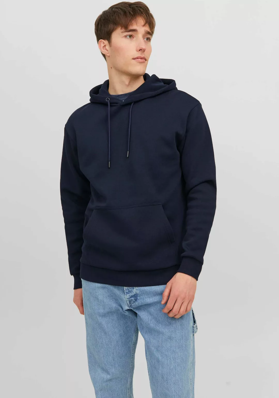 Jack & Jones Kapuzensweatshirt JJEBRADLEY SWEAT HOOD NOOS mit Känguru Tasch günstig online kaufen