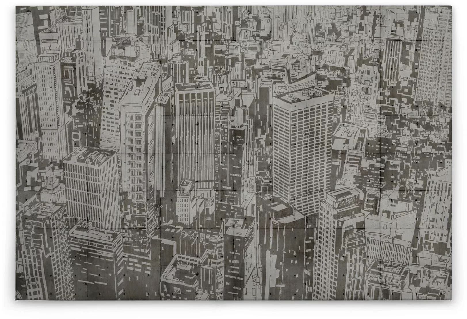 A.S. Création Leinwandbild "downtown", Modern, (1 St.), Keilrahmen Bild Gro günstig online kaufen
