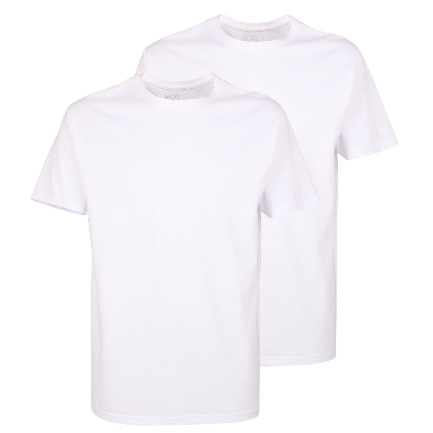 CECEBA T-Shirt Pure Cotton (2-tlg) Rundhalsausschnitt, günstig online kaufen
