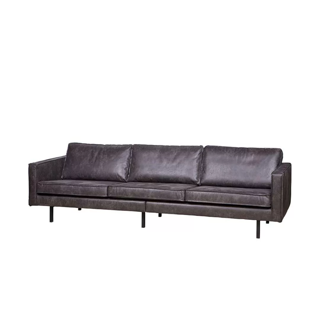 Sofa aus recycling Leder Schwarz günstig online kaufen