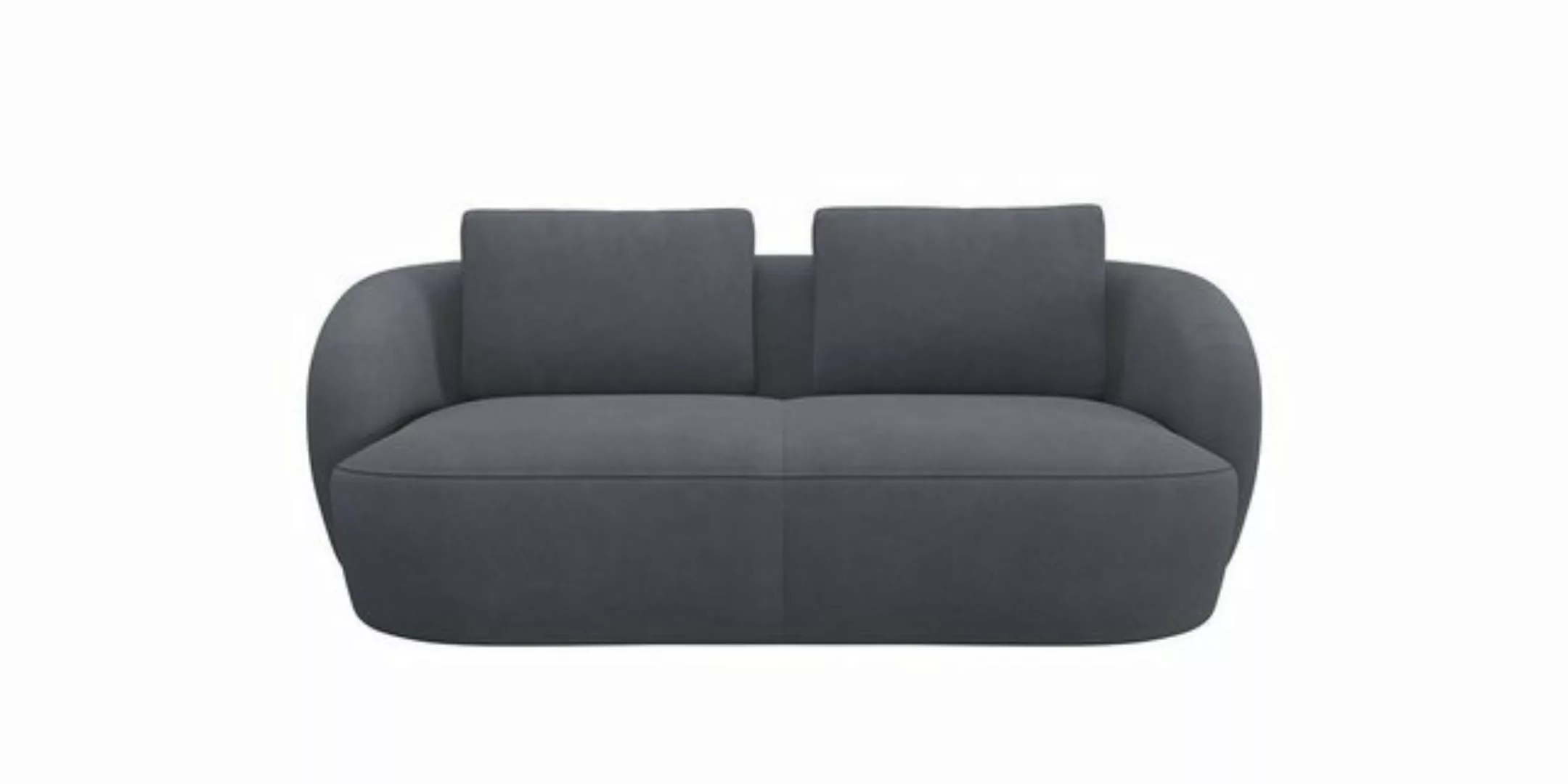 FLEXLUX 2,5-Sitzer Torino, rund, Couch, Loveseat, Modernes, organisches Sof günstig online kaufen