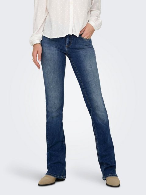 ONLY Bootcut-Jeans "ONLBLUSH LW FLARED DNM REA1303 NOOS" günstig online kaufen